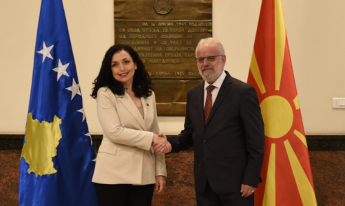 u zgjodh kryeminister ne maqedonine e veriut vjosa osmani uron talat xhaferin moment historik per shqiptaret