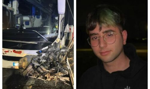 automjeti perplaset me autobusin dhe behet copa vdes tragjikisht 22 vjecari shqiptar emri