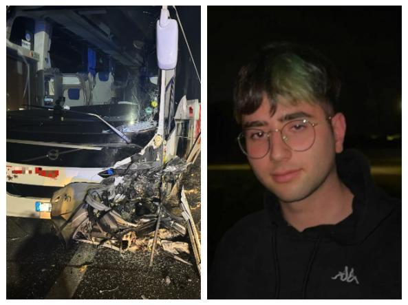 automjeti perplaset me autobusin dhe behet copa vdes tragjikisht 22 vjecari shqiptar emri