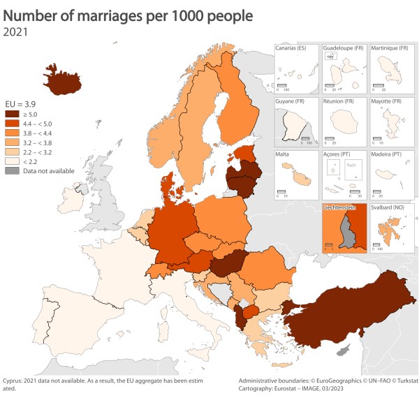 martesat bien ndjeshem ne europe ndersa ne shqiperi jane ende nder me te lartat