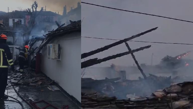 municioni i braktisur vuri ne rrezik zjarrfikesit djegia e dy shtepive ne gjirokaster tre te moshuarit