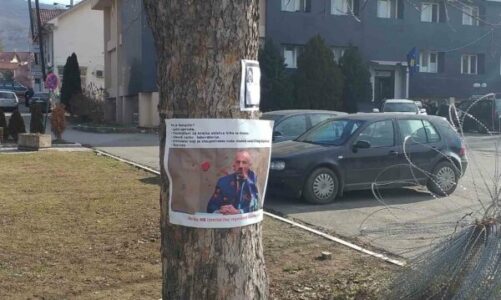 postera kunder listes serbe e milan radojicicit ne veri te kosoves
