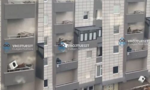 video ndodh edhe kjo qytetari ne prishtine fluturon lavatricen nga ballkoni