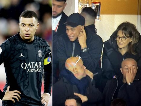 foto lufte ndaj mbappe enrique e le ne dhomat e zhveshjes gjeli perfundon ne tribune