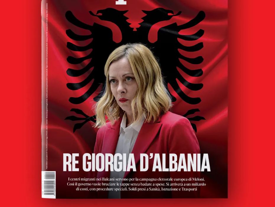 marreveshja me emigrantet me italine provokon media italiane georgia meloni mbreteresha e shqiperise
