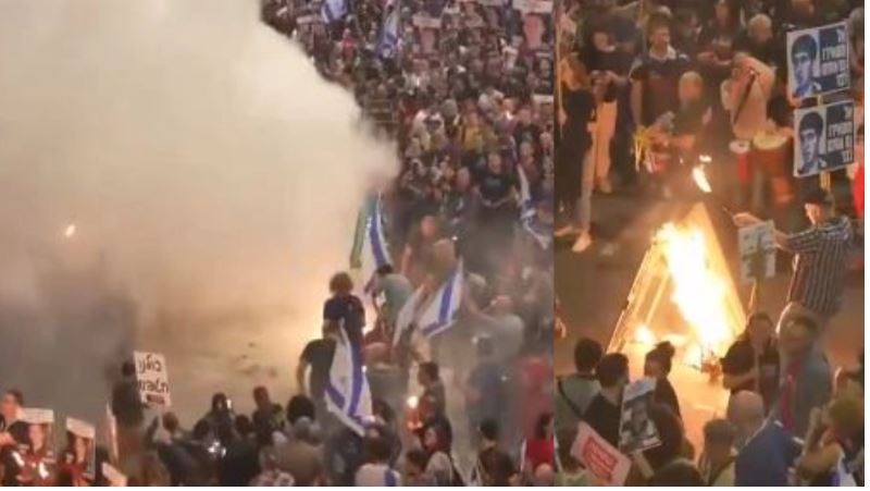 mijera izraelite pushtojne rruget e vendit kerkojne doreheqjen e netanyahut dhe lirimin e pengjeve