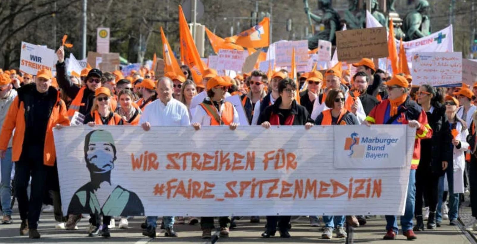 mijera mjeke ngrihen ne protesta ne gjermani kerkojne paga me te larta dhe kushte me te mira pune
