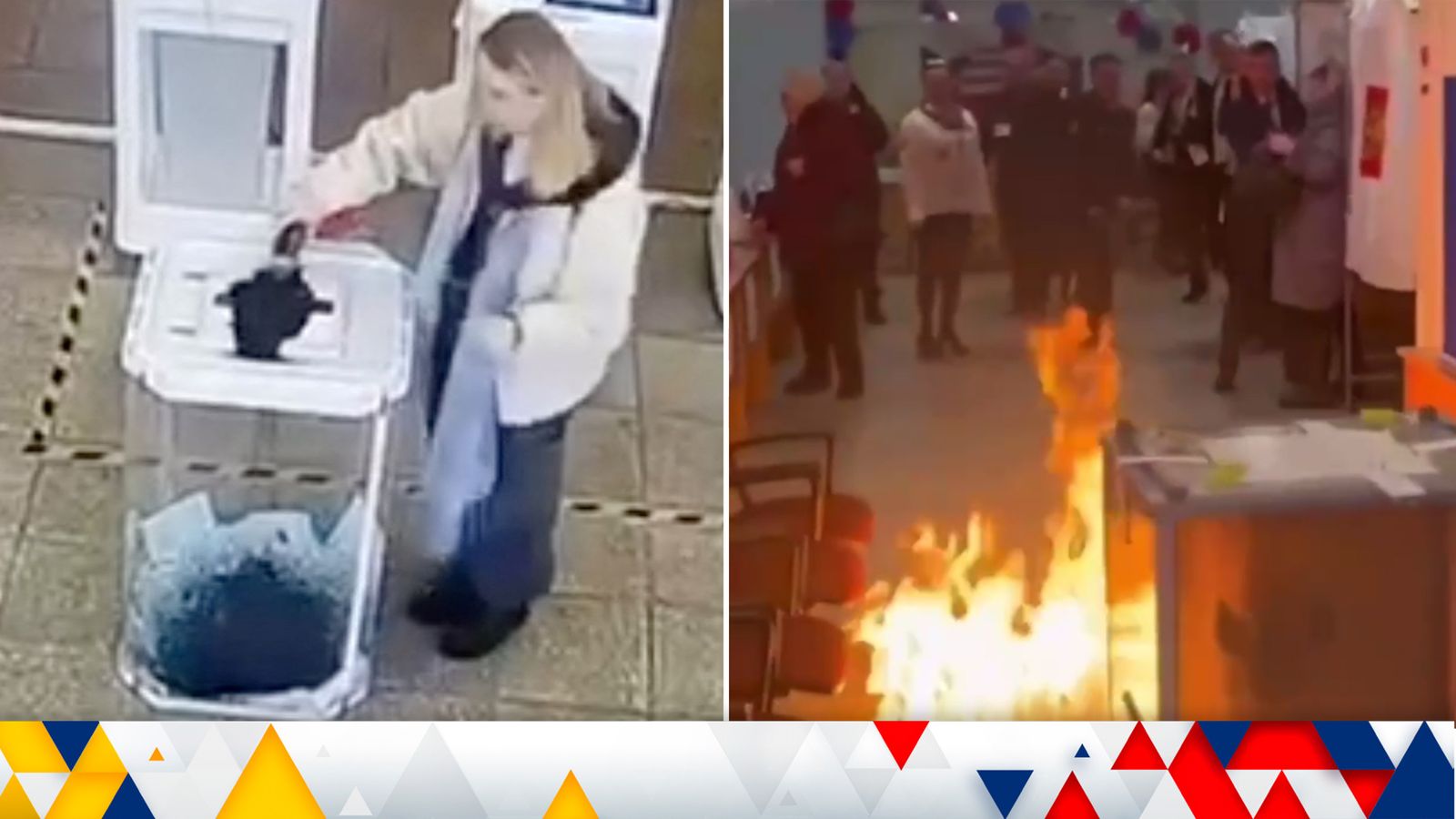per here te pare vandalizohen qendrat e votimit ne rusi