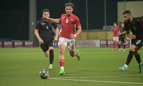 shqiperia u 19 fiton miqesoren e pare ndaj maltes u 19 vendos nje gol