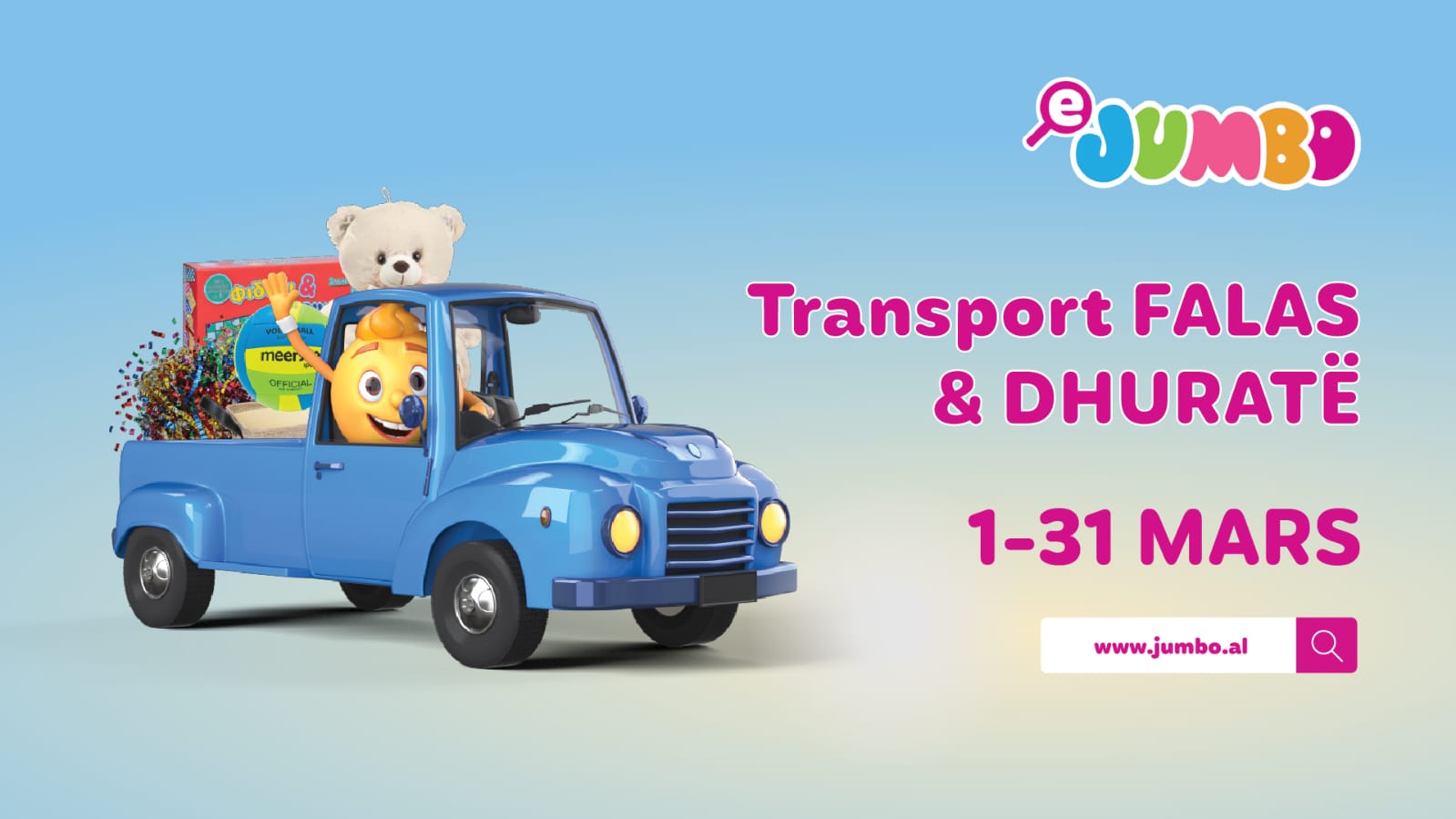 transport falas dhe dhurate per cdo porosi ne www jumbo al