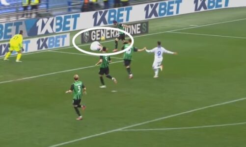 VIDEO/ Frosinone del duarbosh nga ndeshja me Sassuolon, Marvin Cuni fiton penallti, minuta edhe për Kumbullën dhe Bajramin