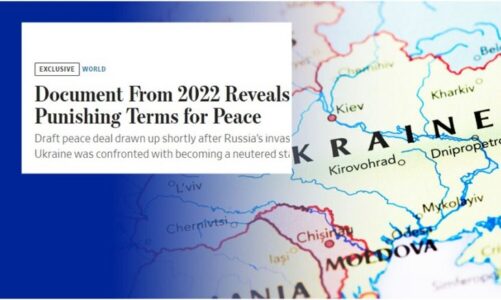 wsj publikon dokumentin e negociatave per paqe keto ishin kushtet e ukrainasve dhe ruseve ne vitin 2022