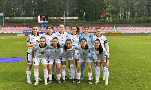 euro zvicer 2025 shqiperia e vajzave luan ndeshjen e pare te kualifikueseve ndaj luksemburgut