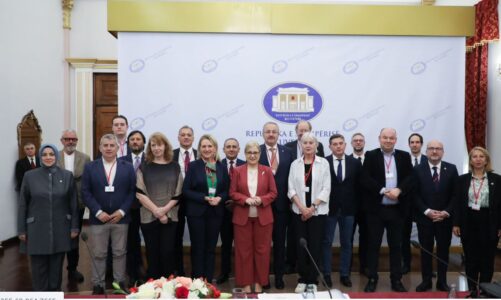 kuvendi i shqiperise mirepret takimin e komisionit per demokraci dhe siguri i asamblese parlamentare te natos s