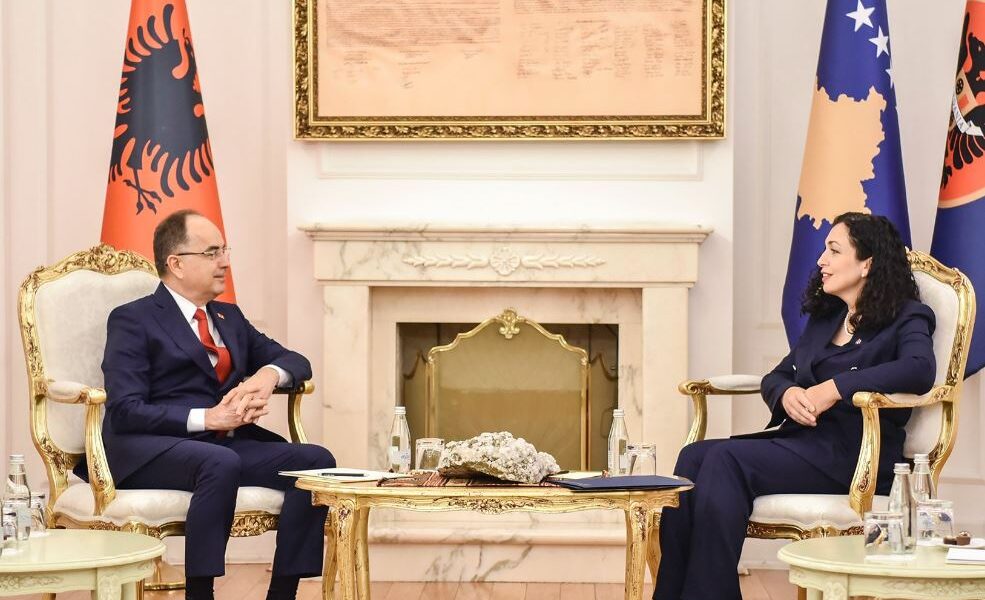 presidenti begaj ne kosove neser takim koke me koke me vjosa osmanin zbardhet axhenda