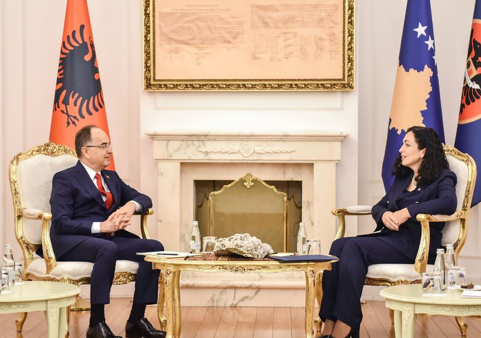 presidenti begaj ne kosove neser takim koke me koke me vjosa osmanin zbardhet