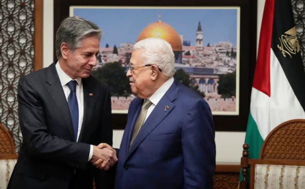 sekretari i dash bisedon me presidentin e autoritetit palestinez blinken shba vijon punen per armepushimin me izraelin