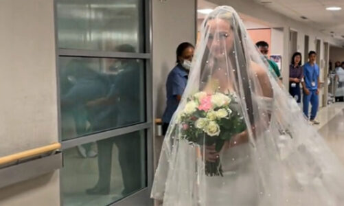 Vajza martohet në spital që babai ta shihte para se të vdiste