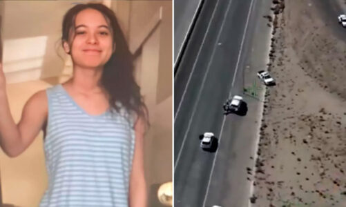 video tronditese momenti kur policia qellon 15 vjecaren e rrembyer nga babai e cila vrapon tek ata per ndihme