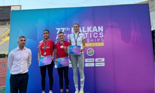 atletike luiza gega dominuese absolute ne kampionatin ballkanik shpallet serish kampione edhe ne garen e 5000 m p