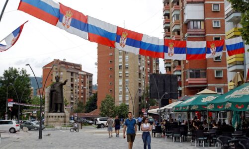 us eu and serbia condemn kosovos closure of serb banks