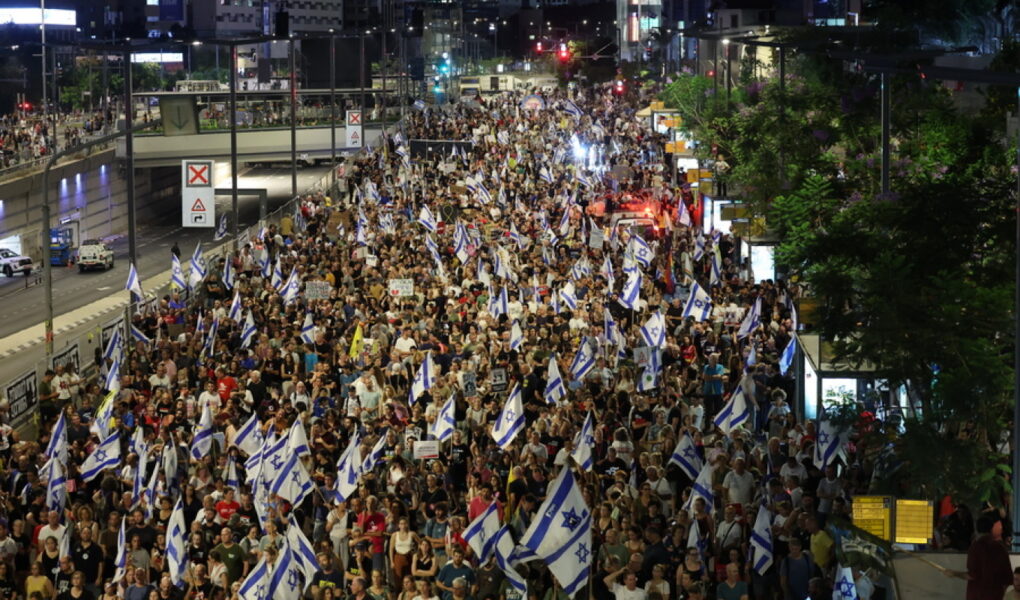 demonstrata masive antiqeveritare ne izrael rreth 150000 ne rruge kunder netanyahut