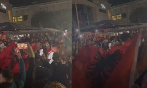 euro 2024 tupane flamuj e valle shqiptaret mbajne zgjuar gjermanet feste ne dortmund