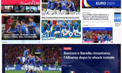 foto na trembi bajrami reagimet e mediave italiane pas fitores me permbysje ndaj shqiperise
