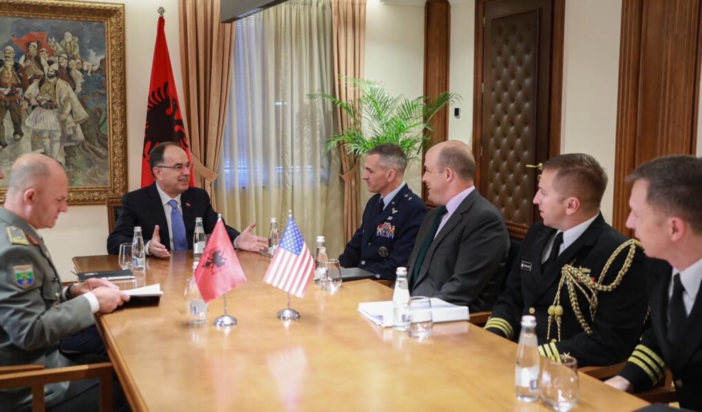 gjeneralmajori amerikan daniel lasica ne tirane takim me presidentin begaj dhe zyrtare te larte vleresojme mbeshtetjen e shqiperise per nato n