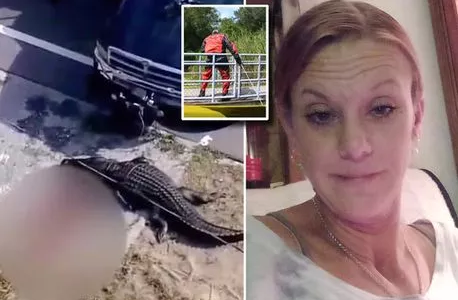 gruaja e gelltitur nga aligatori identifikohet nga kamerat e policise ne florida foto