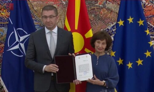 kreu i vmro dpmne merr mandatin per formimin e qeverise se re ne maqedonine e veriut