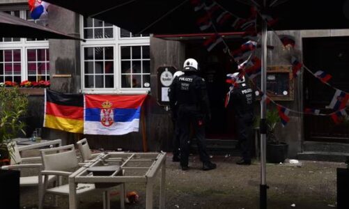 perplasjet e dhunshme mes serbeve dhe anglezeve policia gjermane ja si nisi incidenti