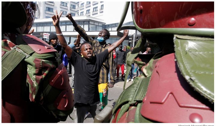 policia keniane vrau 5 protestues the washington post qeveria ligj per shtim taksash ndaj shtreses se mesme