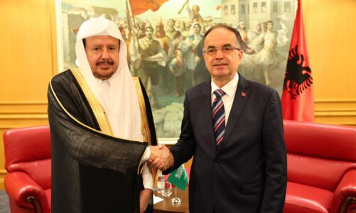 presidenti begaj pret ne takim kryeparlamentarin e mbreterise se arabise saudite ja per cfare biseduan