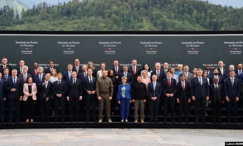 samiti per paqen ne ukraine ne zvicer 80 vende shprehin mbeshtetjen e tyre per integritetin territorial te kievit