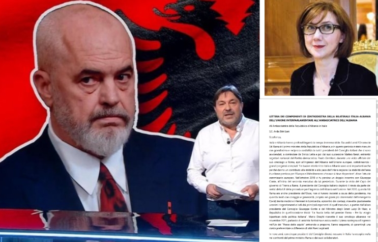 shkresa reportazhi i rai3 dhe akuzat ndaj kryeministrit edi rama 11 deputete italiane i dergojne leter ambasadores anila bitri lani sulmi disa dite para zgjedhjeve e turpshme per kombin tone