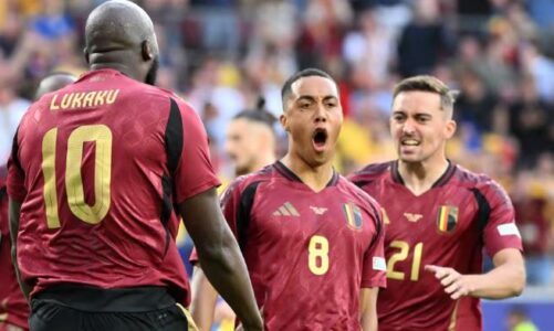 video belgjika udheheq ne pjesen e pare nje gol vendos ndaj rumanise