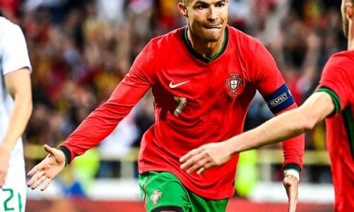 video kristiano ronaldo dhuron spektakel para europianit portugalia shkelqen me 3 gola ne miqesore