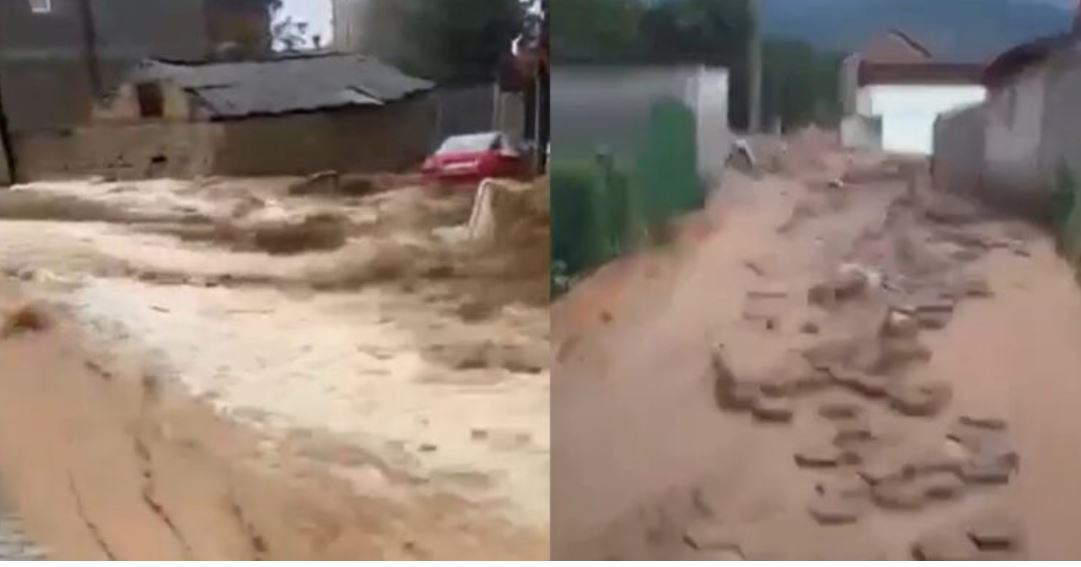 video reshjet e dendura te shiut gjendje alarmante ne disa fshatra te kosoves