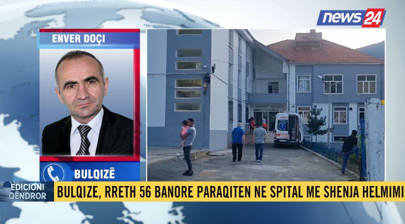 56 persona paraqiten me shenja helmimi ne bulqize gazetari jep detajet disa u paraqiten ne spital me te vjella rasti po hetohet