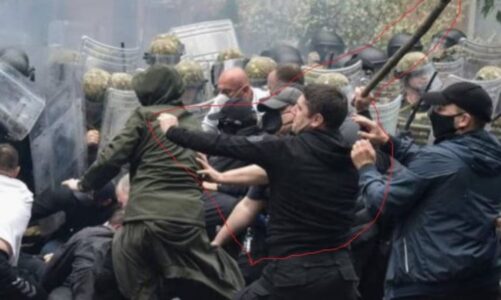 dhuna ndaj forcave te kfor it ne zvecan policia e kosoves arreston nje te dyshuar