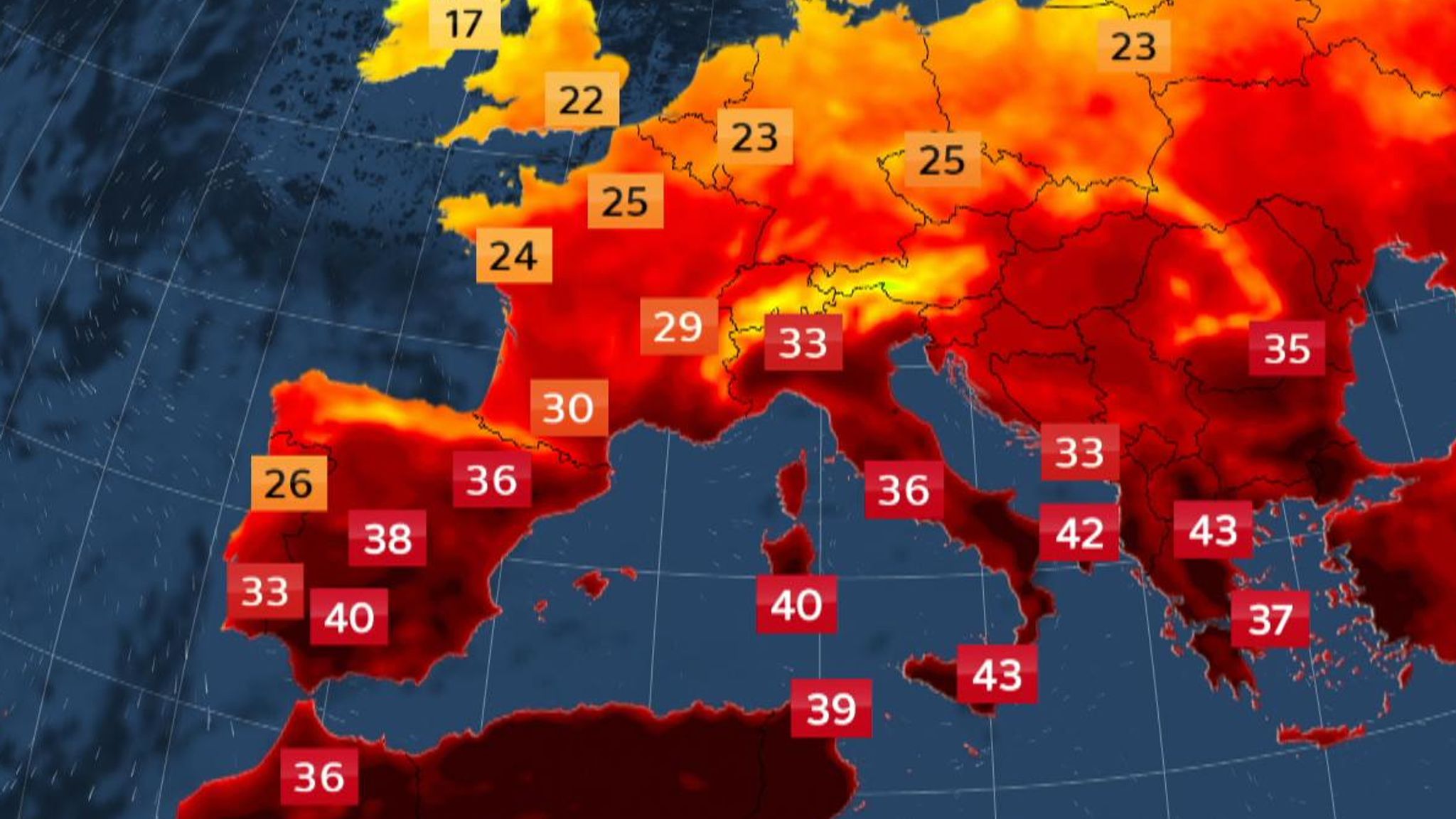 evropa e jugut nen kthetrat e temperaturave ekstreme ja kur pritet te marre fund vala e te nxehtit afrikan