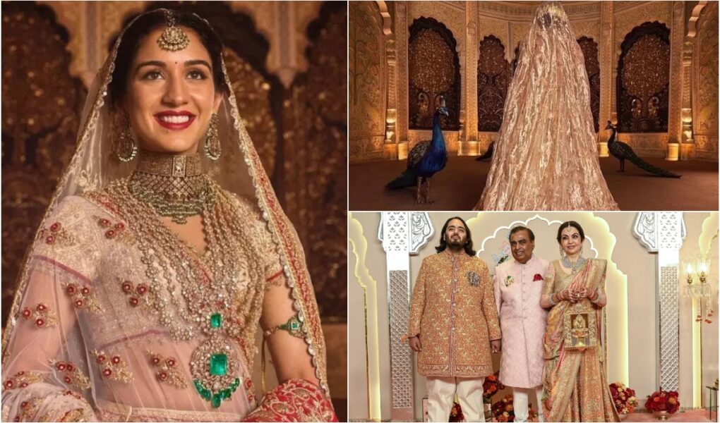 foto pas shtate muajsh festime martohet ne nje ceremoni luksoze trashegimtari i miliarderit indian anant ambani ja cilet ishin yjet boteror qe moren pjese dhe si ishin veshur