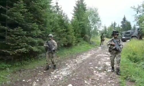 kfor i publikon video nga kufiri me serbine po patrullojme rregullisht