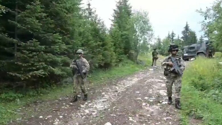 kfor i publikon video nga kufiri me serbine po patrullojme rregullisht