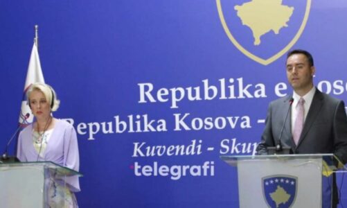 konjufca takim me kryeparlamentaren sllovene nuk mund te flasim per paqe ne rajon pa pasur drejtesi per sulmin ne banjske