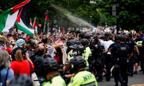 netanyahu i drejtohet kongresit amerikan mijera njerez protestojne kunder tij perplasje me policine