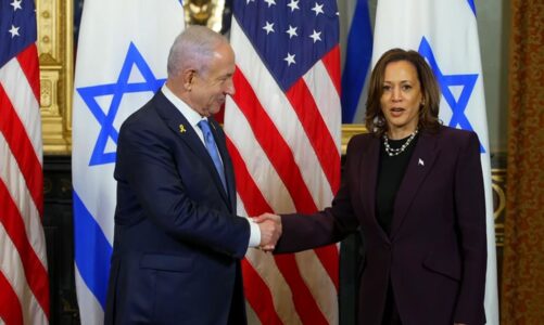 pas takim me benjamin netanyahut kamala harris nuk do te hesht per vuajtjet ne gaza