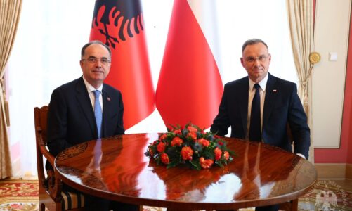presidenti begaj vizite zyrtare ne poloni pritet nga homologu duda diskutime per bashkepunimin dypalesh