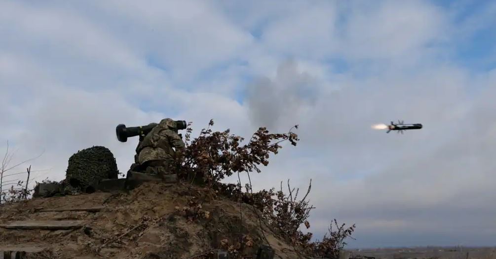 ushtaret ukrainas mbeshteten ne raketat amerikane antitank javelin